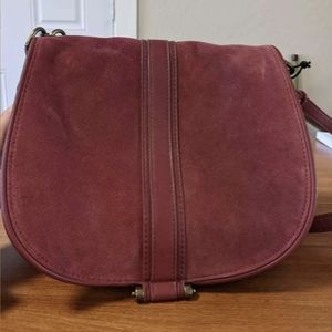 New, Urban Outfitters BDG brand suede red/maroon crossbody bag